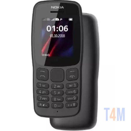 NOKIA 106 TA-1114 DUAL SIM 1.8" GRAY